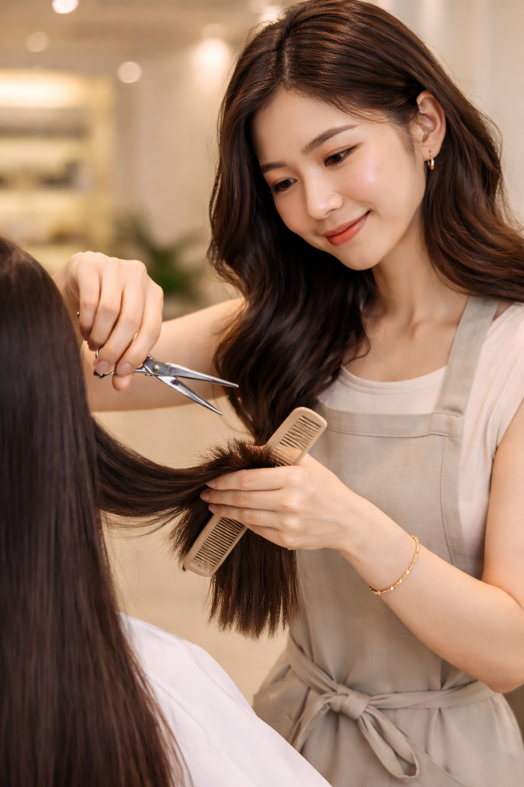 헤어 디테일