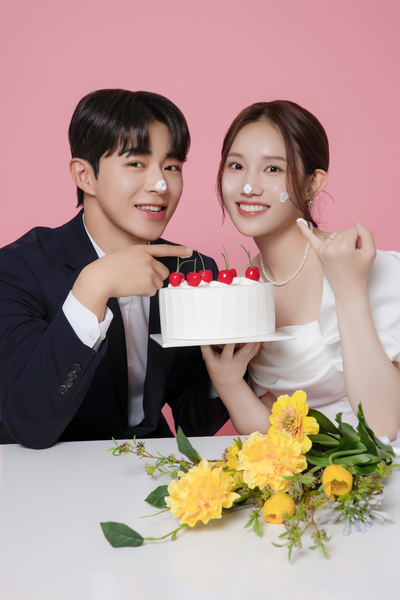 웨딩 스튜디오 촬영 예시